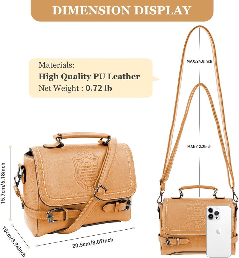 Gosect Shoulder Bag for Women, Cute Soft PU Leather Small Crossbody Purses Handbags, Trendy Underarm Bag Tote Purses for Women - Image 3